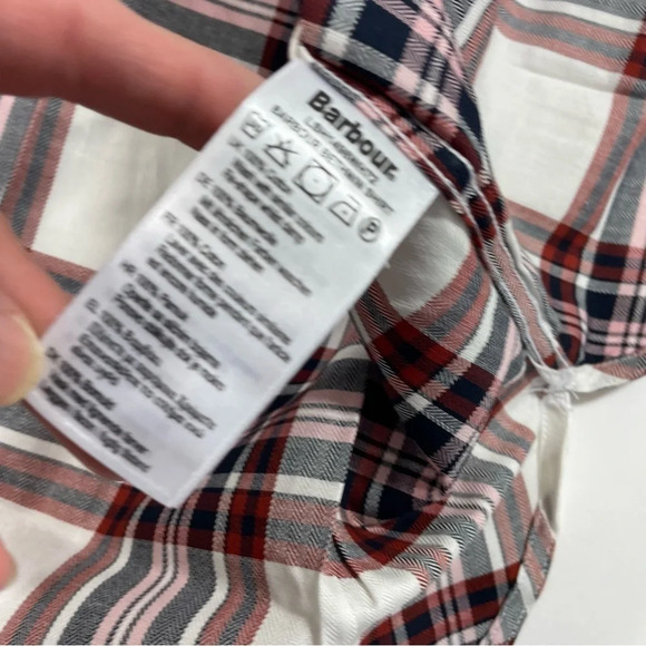 New Barbour Bethwin Button Front Shirt Cloud Check - Picture 3 of 7